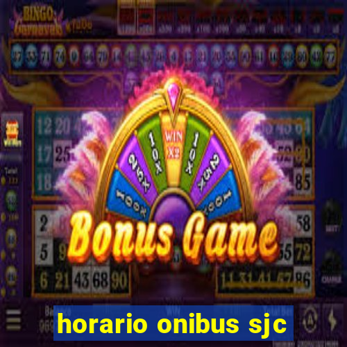 horario onibus sjc